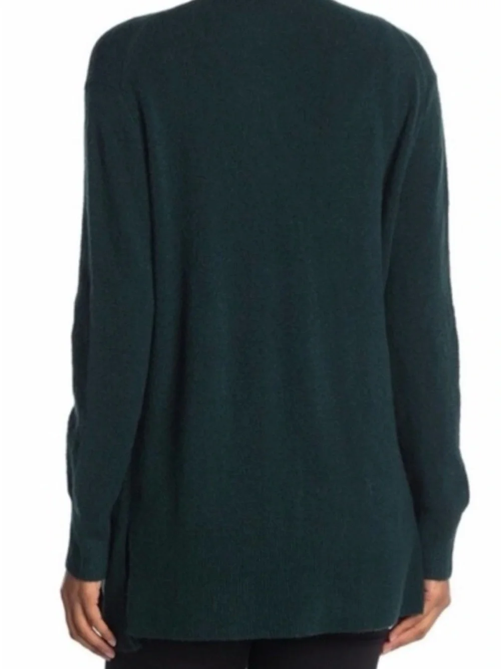 Brand New-Madewell open-front cardigan sweater in a deep forest green
